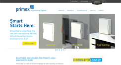Desktop Screenshot of primex.com